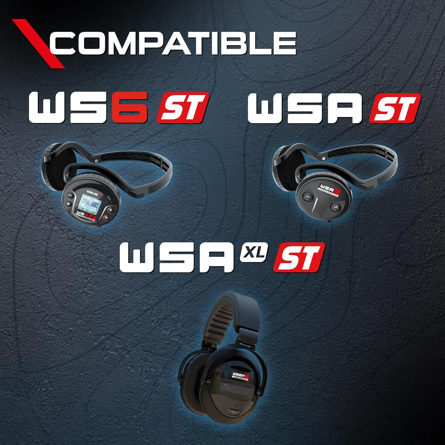 XP Lithium Polymer Akku WSA ST, WSA XL ST, WS6 ST Kopfhörer (BAT-RCST-001)