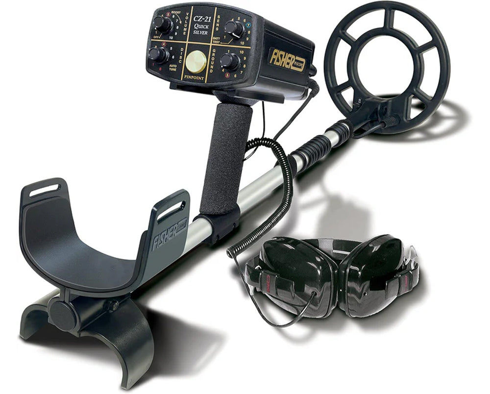 Fisher CZ21 Metalldetektor mit 20 cm Spule für Taucher