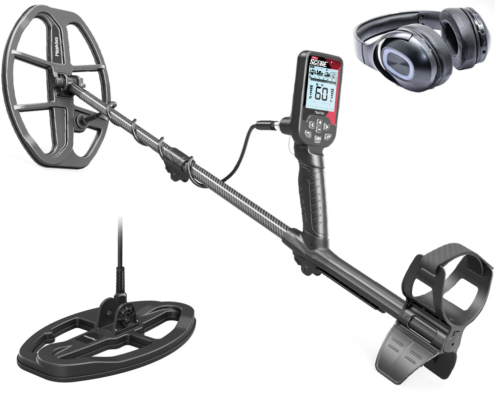 Nokta Triple Score Pro with Bluetooth Headphones and Two Search Coils