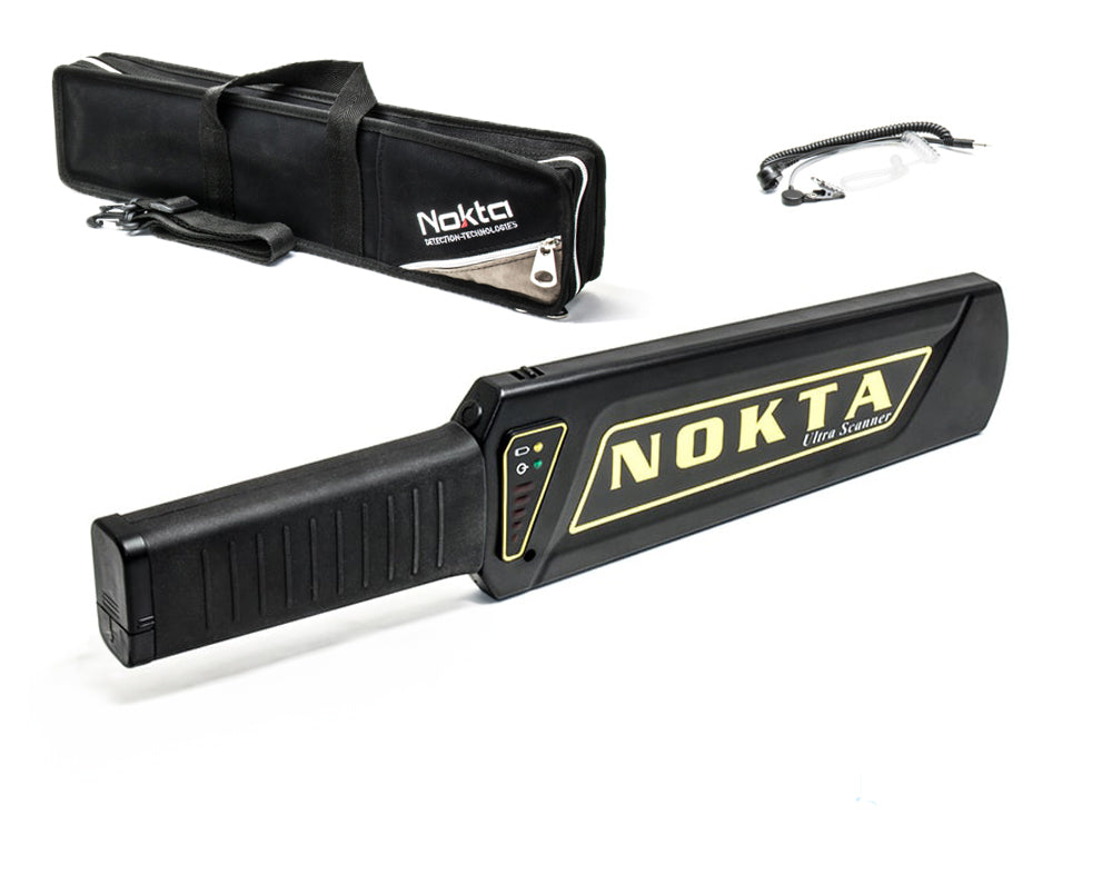 Gebraucht - Nokta Ultra-Scanner Handscanner mit Tragetasche und Kopfhörer