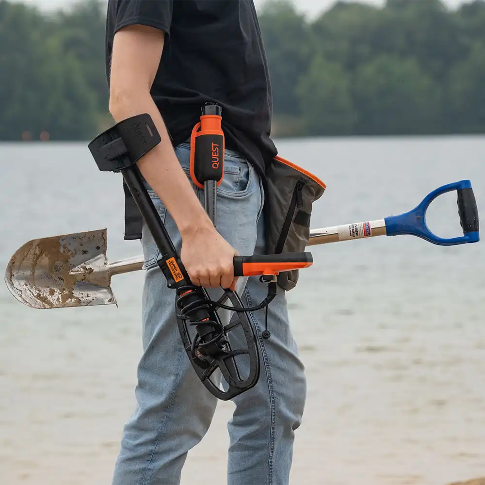 Quest X5 IDmaxX Metalldetektor mit gratis XPointer Pinpointer