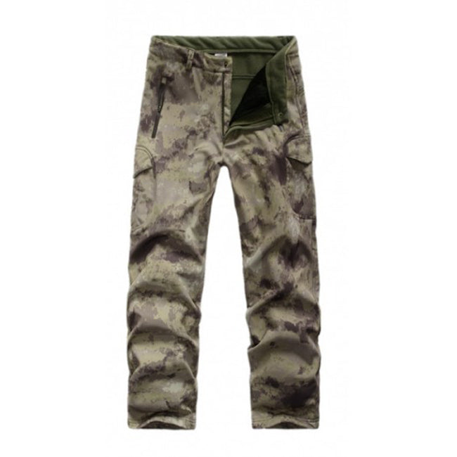 Winter Camouflage Hose hell mit Innenfutter