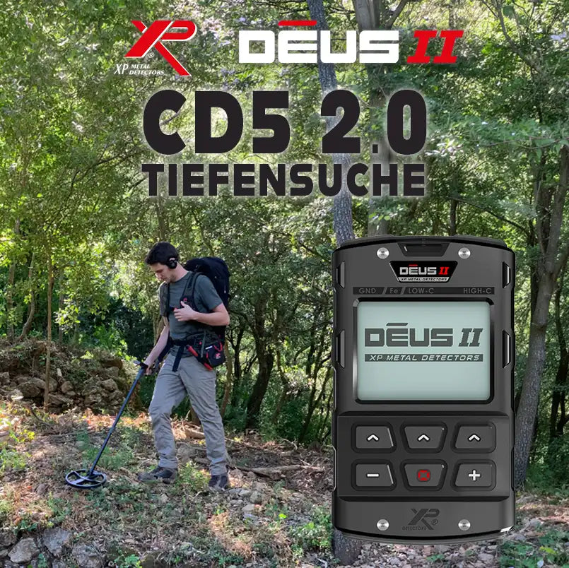 XP Deus 2 - CD5 Programm 2.0 für maximale Suchtiefe