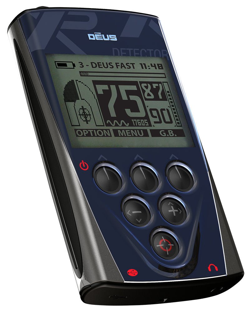 XP Deus X35 28 cm + RC + WS5 Metalldetektor mit gratis MI-6 Pinpointer