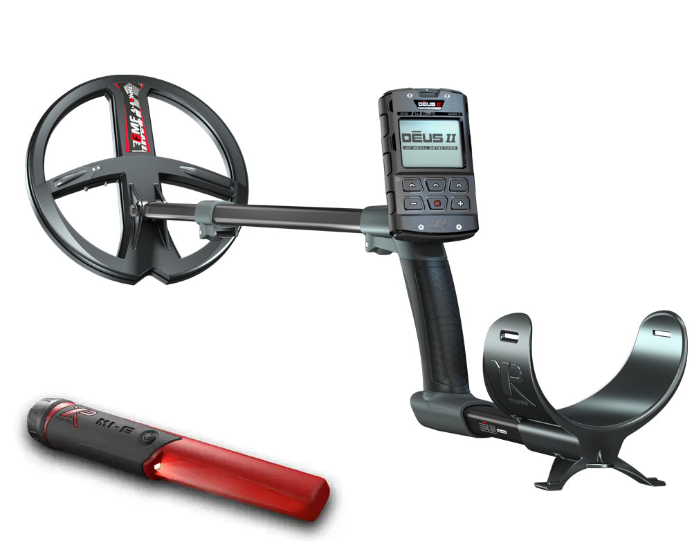 XP DEUS 2 FMF RC Metalldetektor mit gratis MI-6 Pinpointer