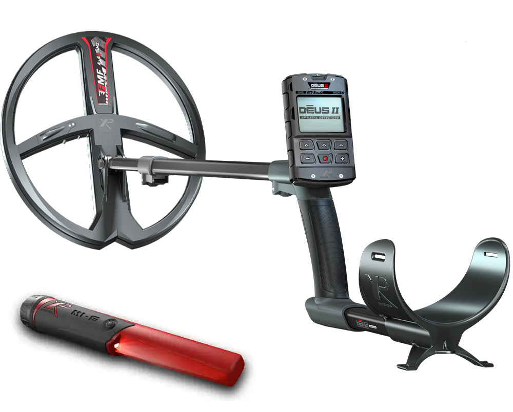 XP DEUS 2 FMF RC Metalldetektor mit gratis MI-6 Pinpointer