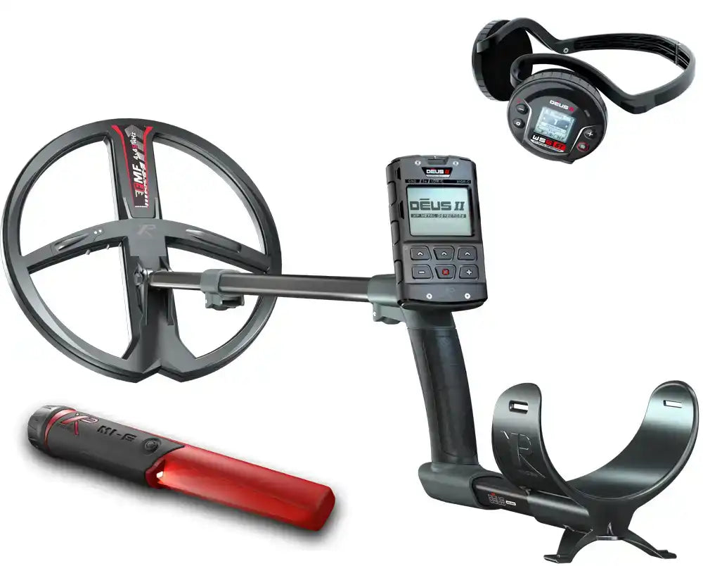XP DEUS 2 FMF RC WS6 ST Metalldetektor mit gratis MI-6 Pinpointer
