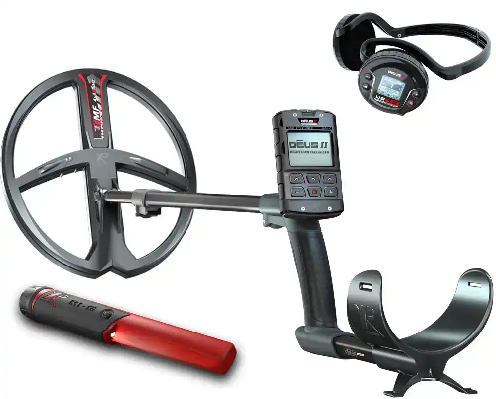 XP DEUS 2 FMF RC WS6 ST Metalldetektor mit gratis MI-6 Pinpointer