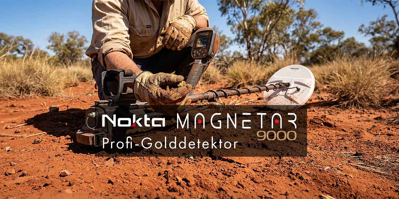 Nokta Magnetar 9000: Profi-Golddetektor für Afrika & Goldfelder