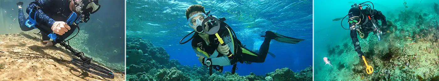 Unterwasser Metalldetektoren