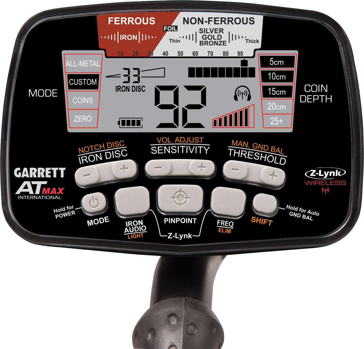 Vorführgerät wie neu - Garrett AT Max Metalldetector