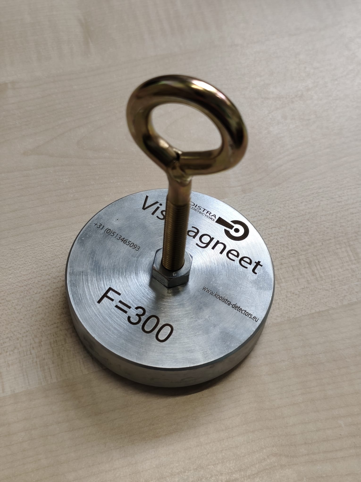 Gebraucht – Topfmagnet mit Öse 9,5 cm durchmesser