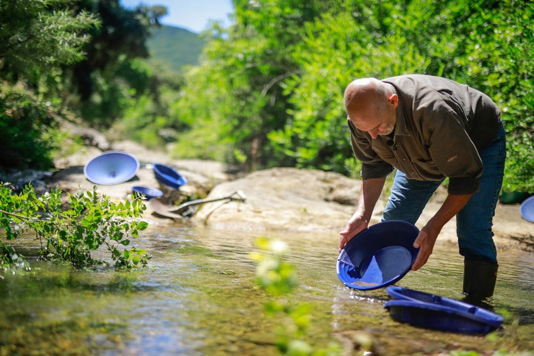 XP Goldwaschpfannen-Set