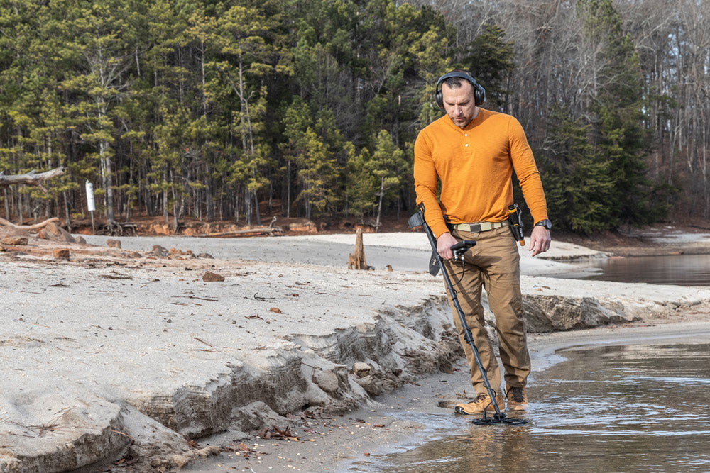 Nokta Triple Score Metalldetektor Pro mit gratis Accupoint und Beinholster