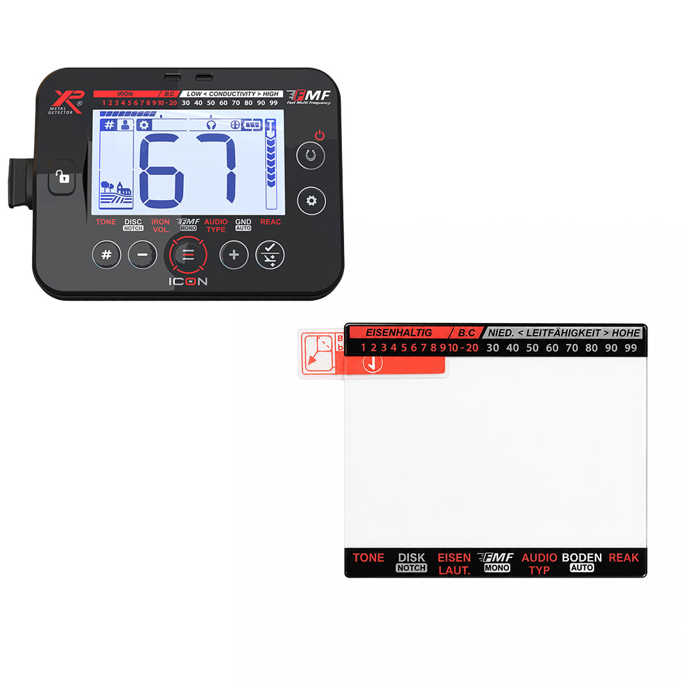 XP ICON Displayschutz aus gehärtetem Glas