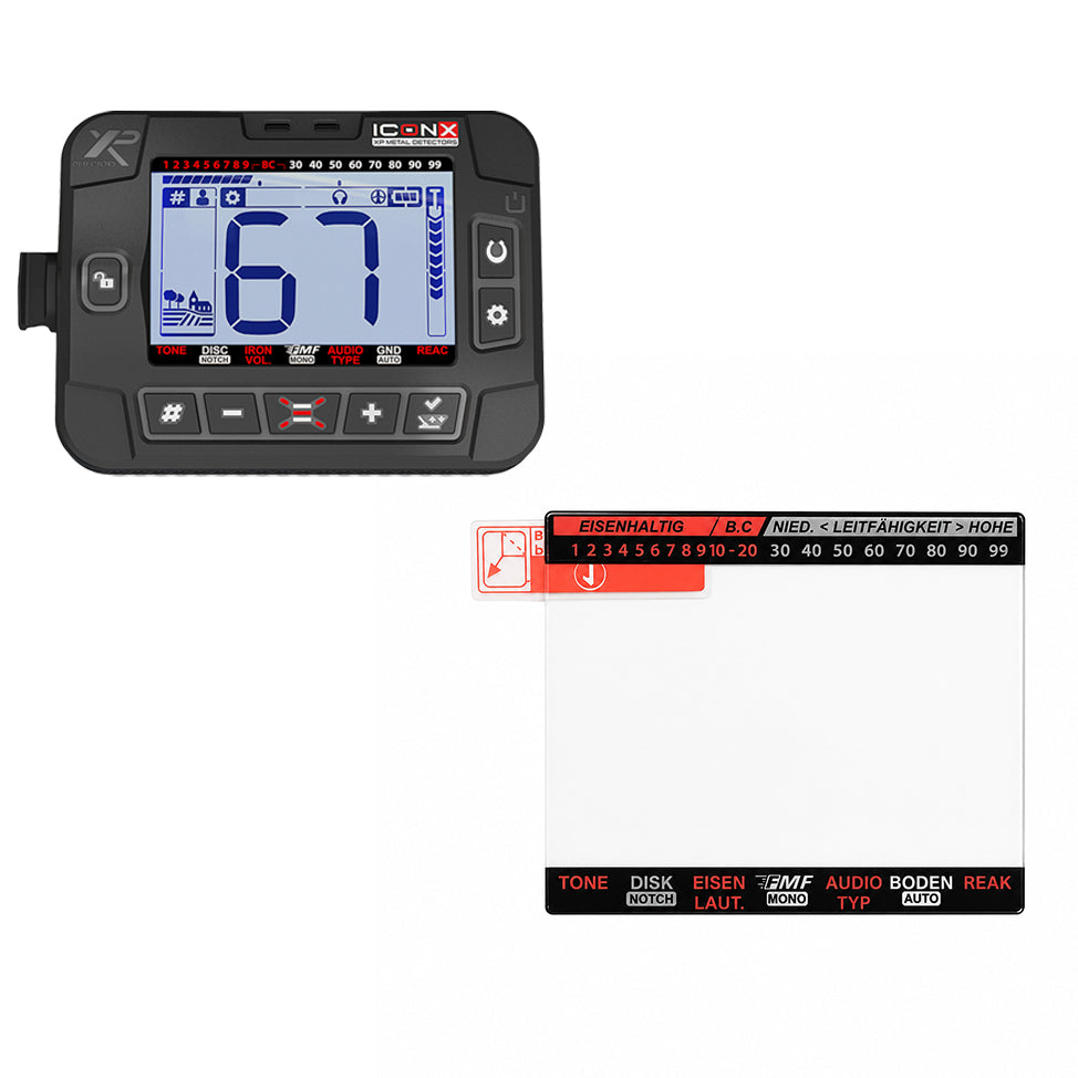 XP ICON X Displayschutz aus gehärtetem Glas