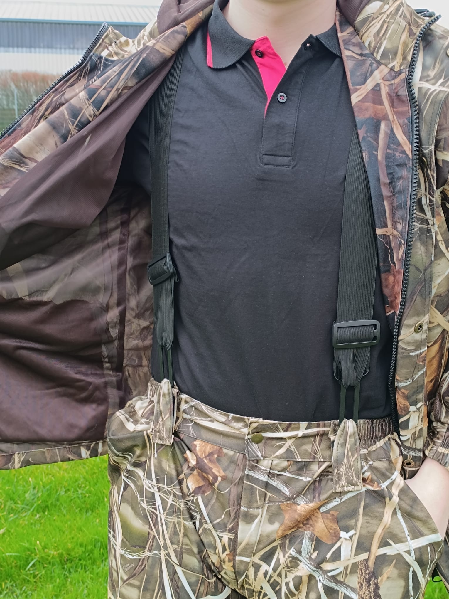 Outdoor Kleidung Jacke & Latzhose Satz