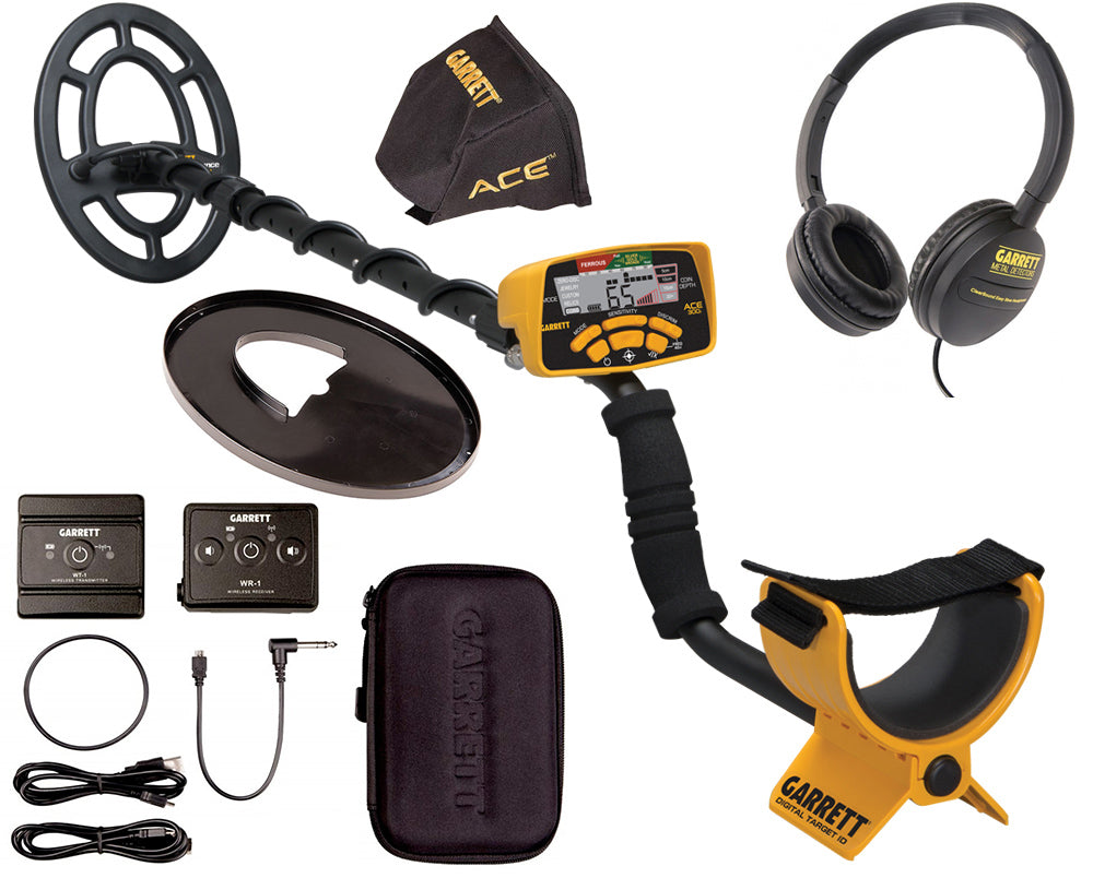 Garrett Ace 300i Metalldetektor mit Z-Lynk Drahtlos-System