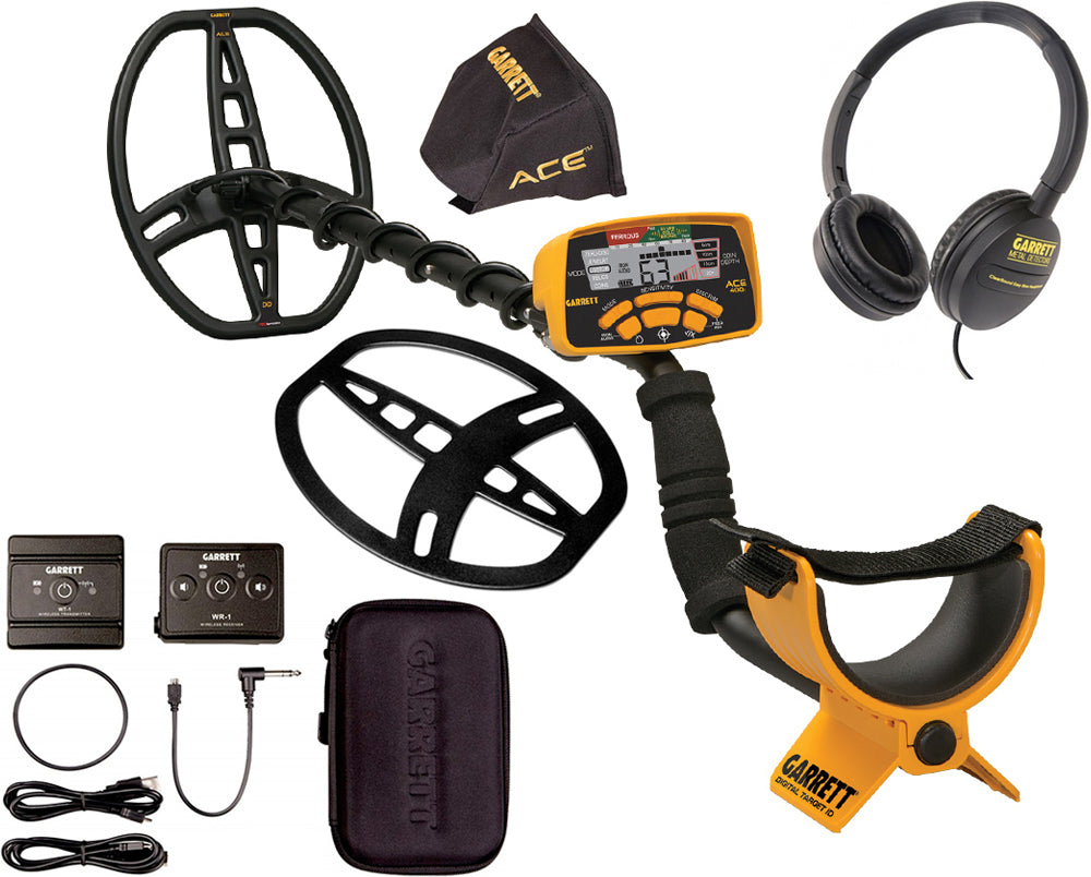 Garrett Ace 400i Metalldetektor mit Z-Lynk Drahtlos-System