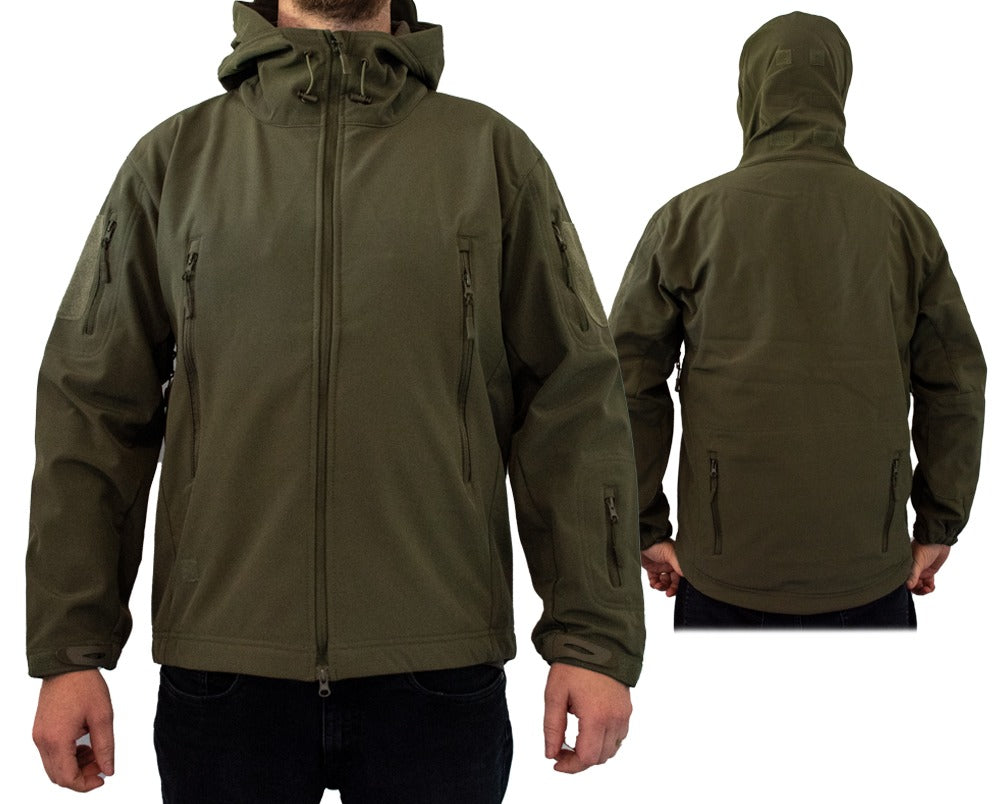 Outdoor-Jacke mit Kapuze