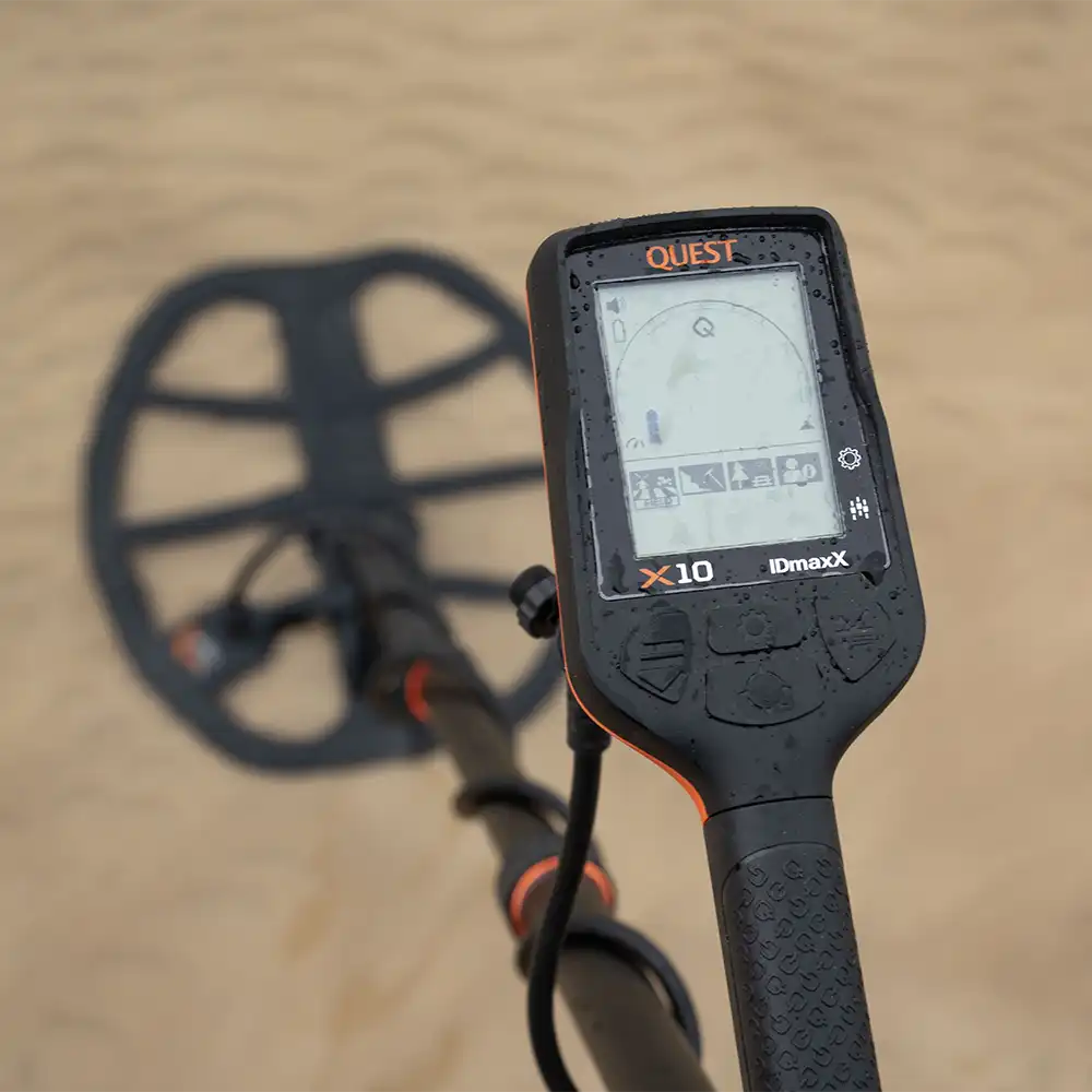 Quest X10 IDmaxX Metalldetektor mit gratis XPointer Pinponter