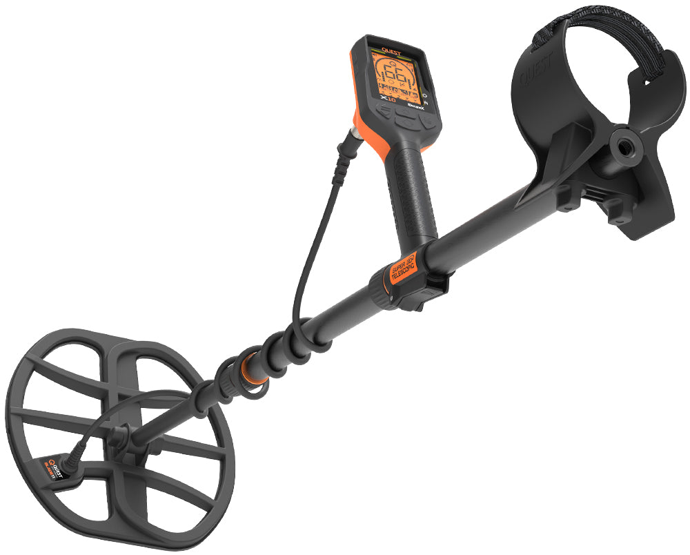 Quest X10 IDmaxX Metalldetektor mit gratis XPointer Pinponter
