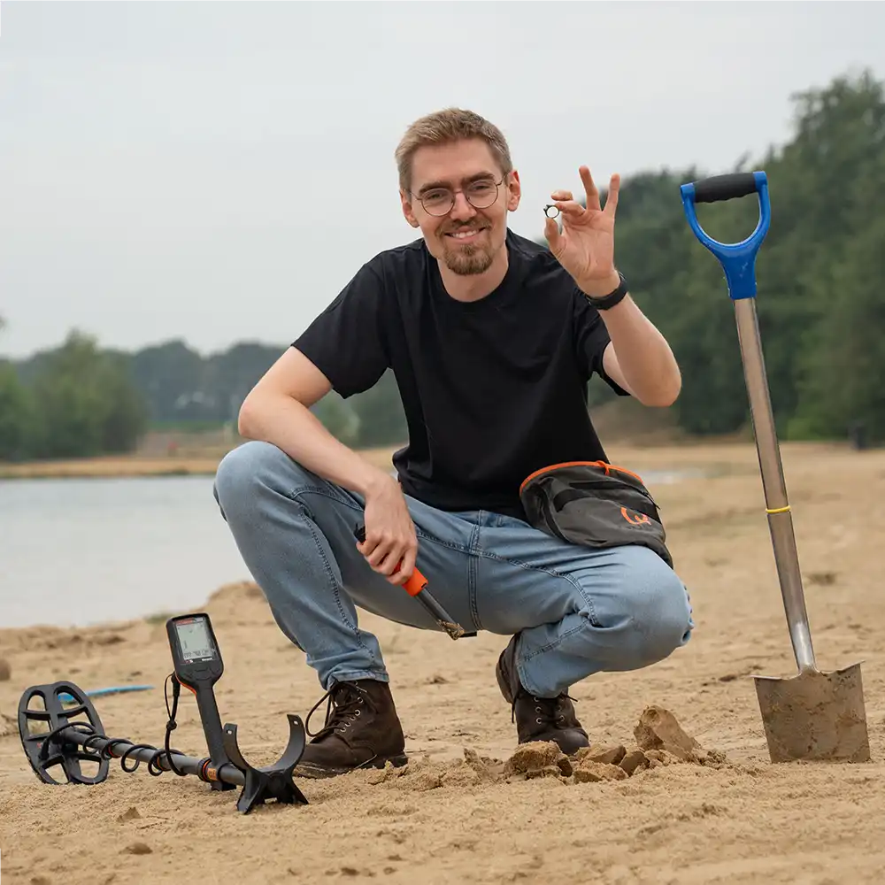 Quest X5 IDmaxX Metalldetektor mit gratis XPointer Pinpointer