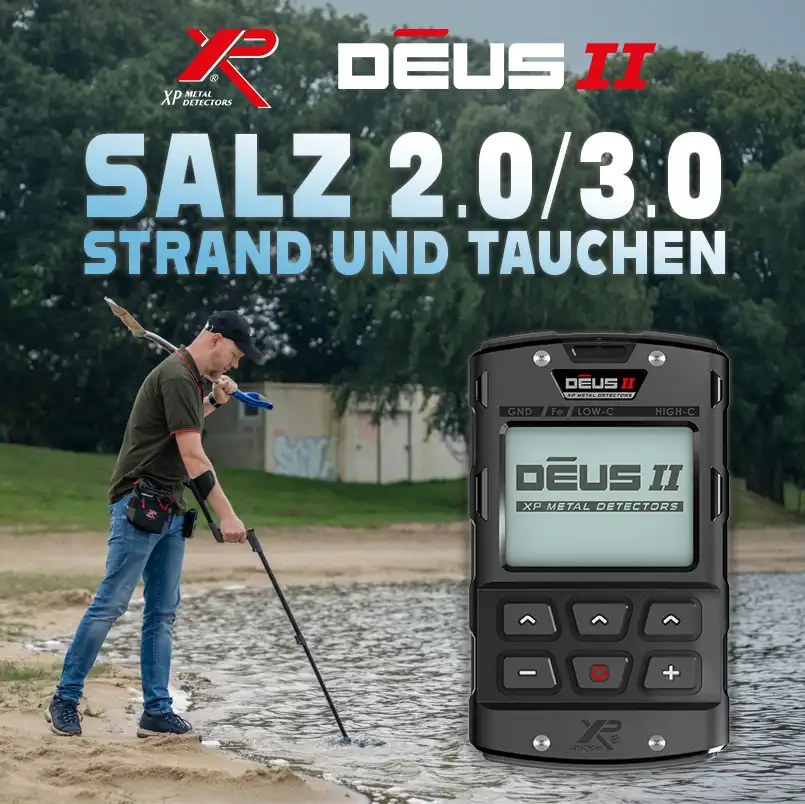 XP Deus 2 - Salzwasser Programm 2.0/3.0 für Strand & Tauchen