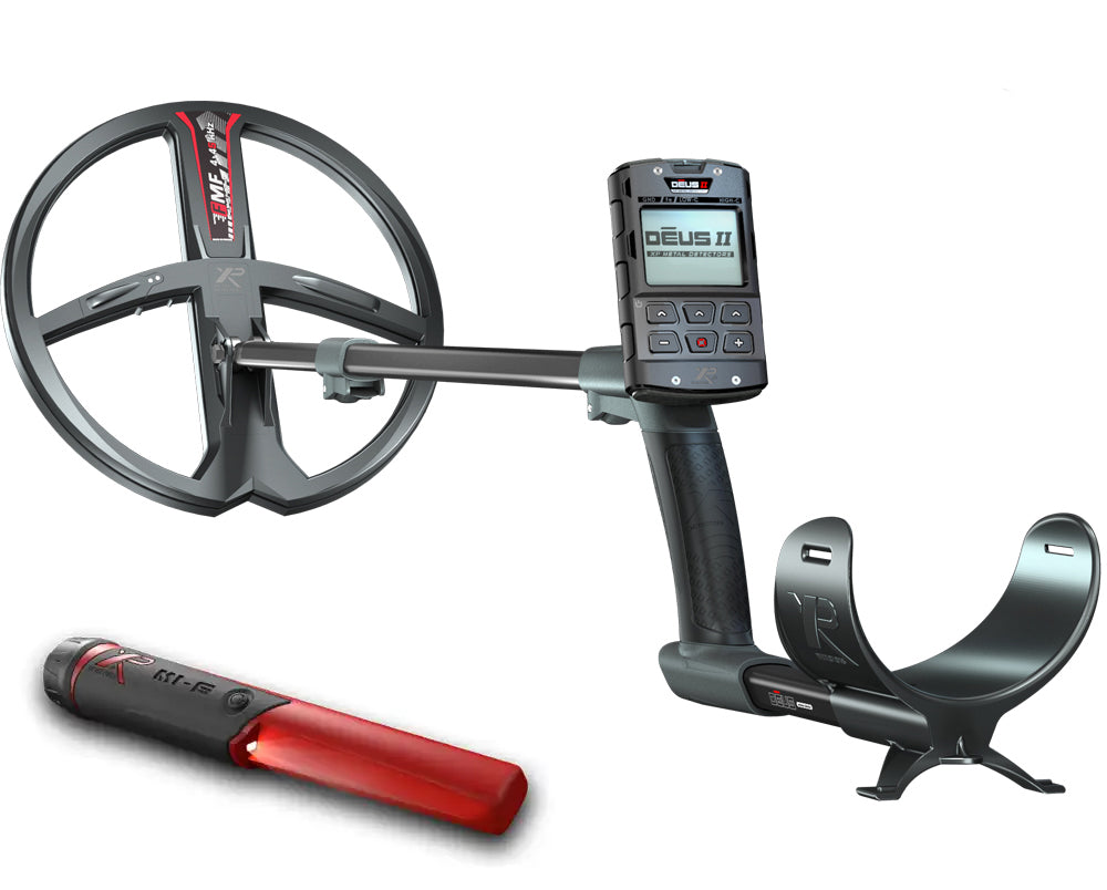 XP DEUS 2 FMF RC Metalldetektor mit gratis MI-6 Pinpointer