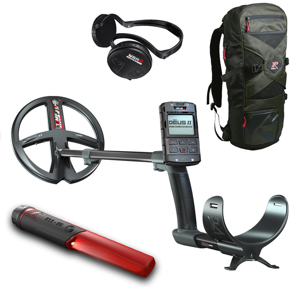 XP DEUS 2 22 FMF RC WSA 2 mit gratis MI-6 Pinpointer und XP 240 Rucksack
