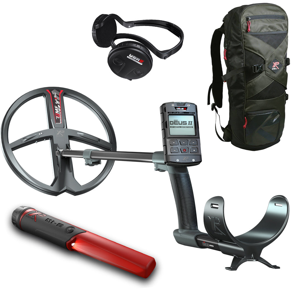 XP DEUS 2 28 FMF RC WSA 2 mit gratis MI-6 Pinpointer und XP 240 Rucksack