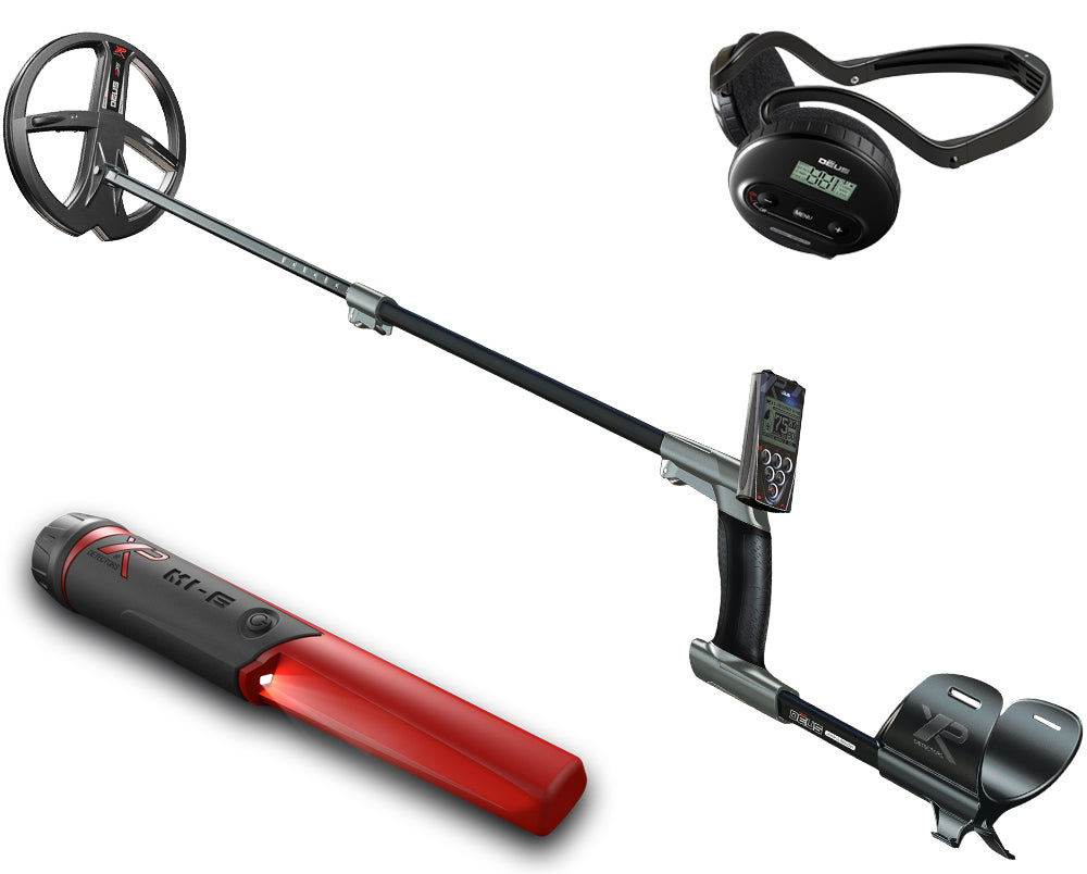 XP Deus X35 22 cm + RC + WS4 Metalldetektor mit MI-6 Pinpointer