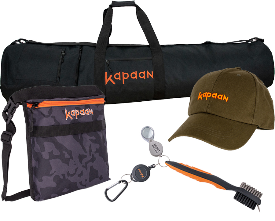 Kapaan Sommerpaket - Tragetasche, Fundtasche, Fundbürste, Kappe Kapaan Sommerpaket - Tragetasche, Fundtasche, Fundbürste, Kappe