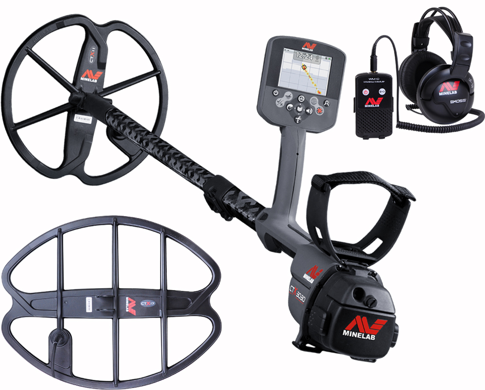 Minelab CTX 3030 Metalldetektor mit 17" Suchspule