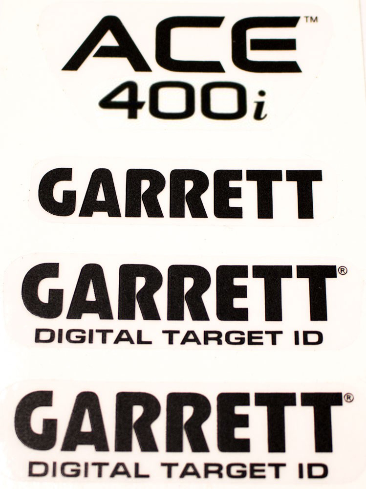 Garrett Ace Aufkleber-Set