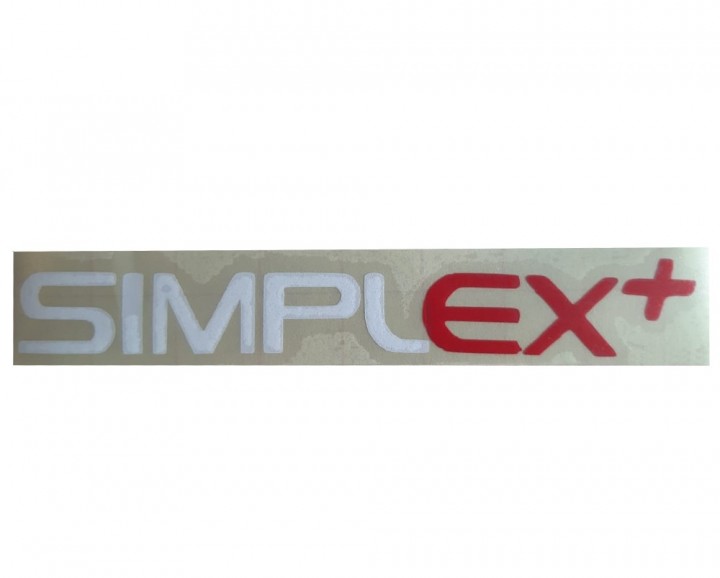 Simplex+ Aufkleber für auf dem Gestänge