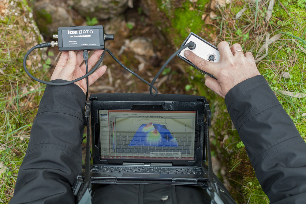 Vorführgerät wie neu - GDI Geosensis X3 Metalldetektor + Data-Logger und 3D-Software