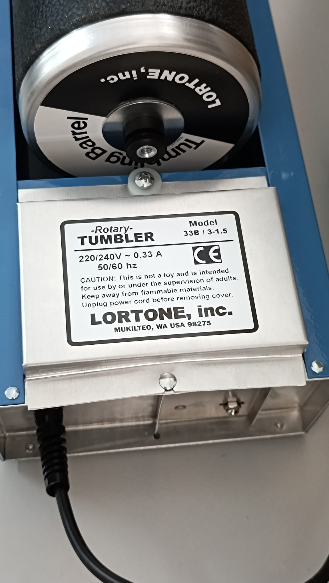 Lortone Tumbler / Trommelmaschine 33B