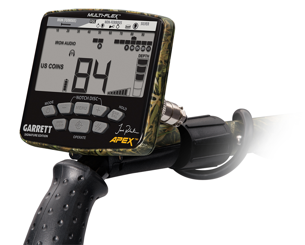 Garrett Ace Apex Jase Robertson Signature Edition mit gratis Z-Lynk Pinpointer