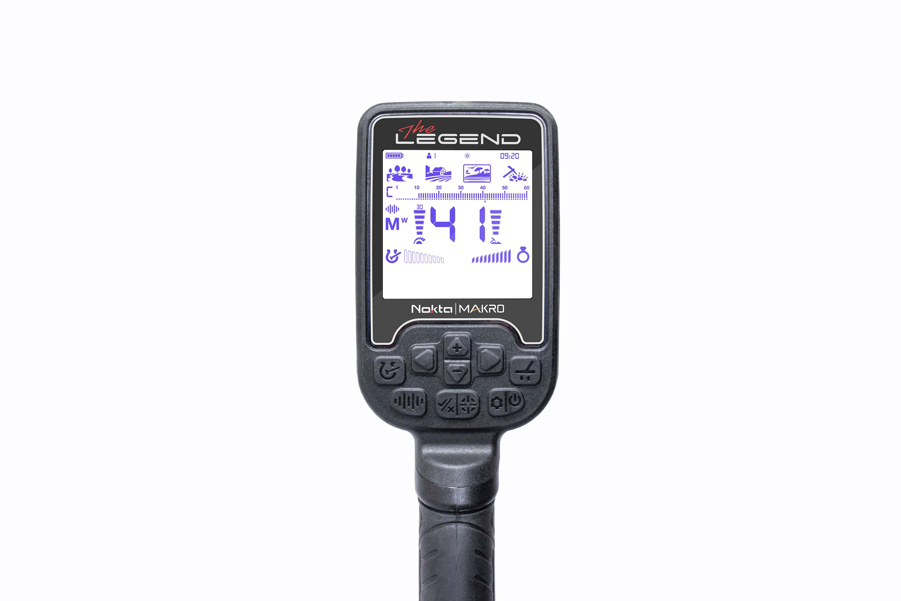 Nokta The Legend Metalldetektor Pro mit gratis AccuPOINT Pinpointer und Starter Accessory Package