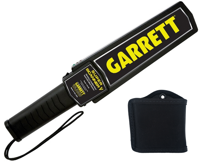 Garrett Superscanner V Security Metalldetektor Handscanner mit Holster