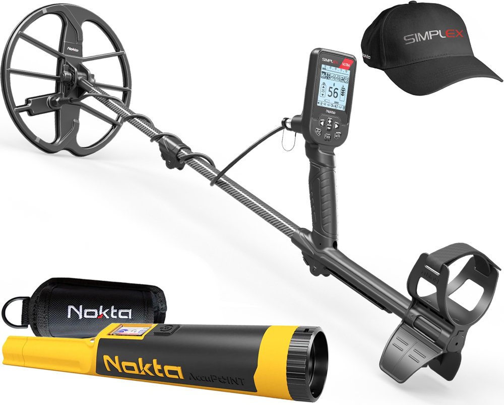 Nokta Simplex Ultra Metalldetektor mit AccuPOINT Pinpointer