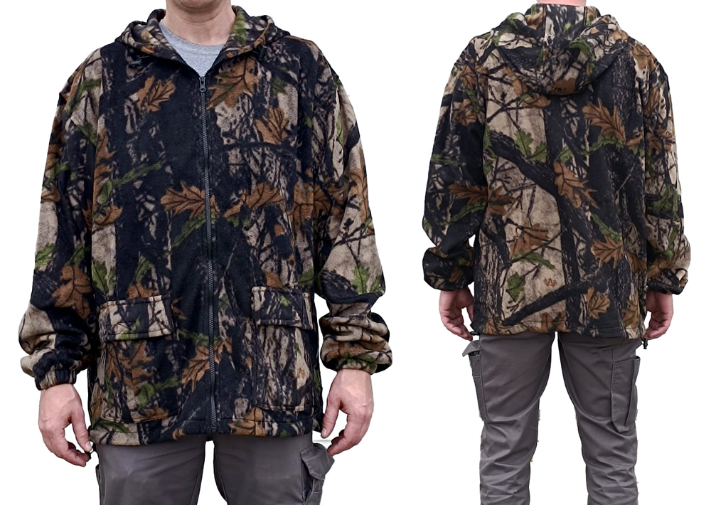 Camouflage Fleecejacke L