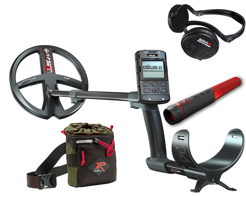 XP DEUS 2 22 FMF RC WSA 2 Metalldetektor Komplettset mit gratis MI-6 Pinpointer